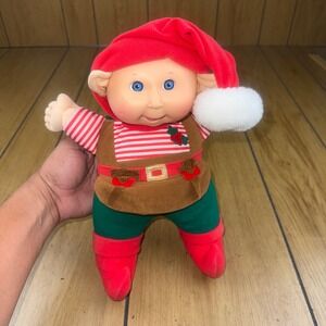 Cabbage Patch Kids Doll Holiday Elf 1992 Vintage‎ Hasbro Plush